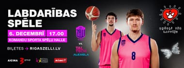 Labdarības spēle: Rīgas Zeļļi vs TalTech ALEXELA