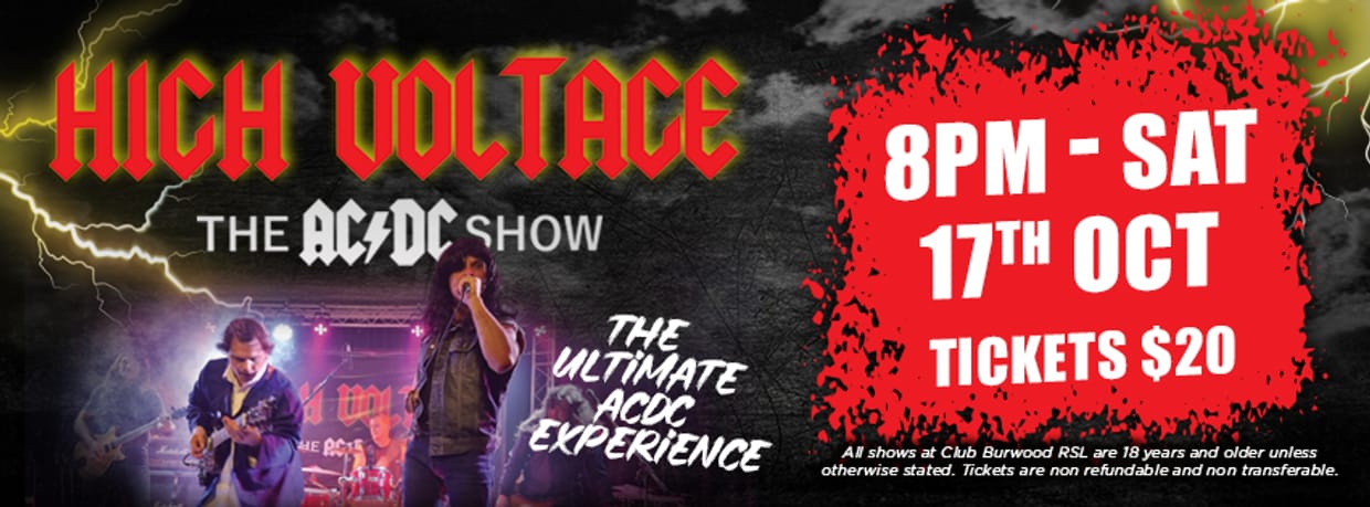 High Voltage - The AC/DC Show - $20