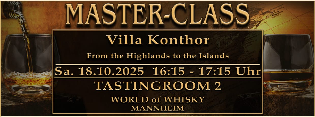 World of Whisky Masterclass - Villa Konthor