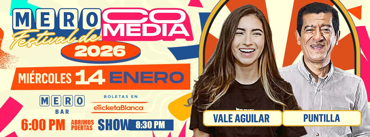 MERO FESTIVAL DE COMEDIA 2026: VALERIA AGUILAR Y PUNTILLA
