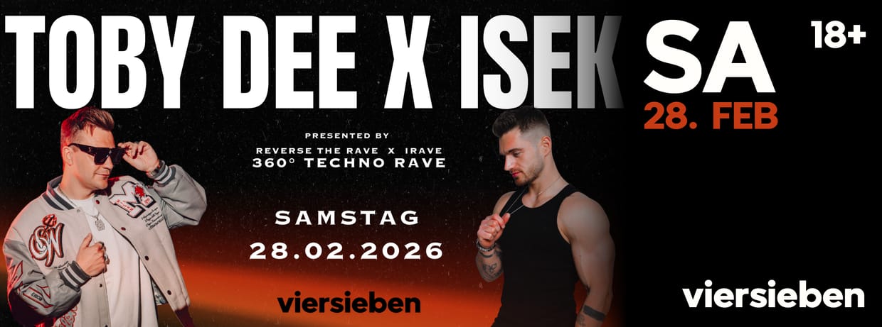 REVERSE THE RAVE x IRAVE • 28.02 w. Toby DEE & ISEK