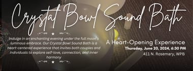 Full Moon Crystal Bowl Sound Bath