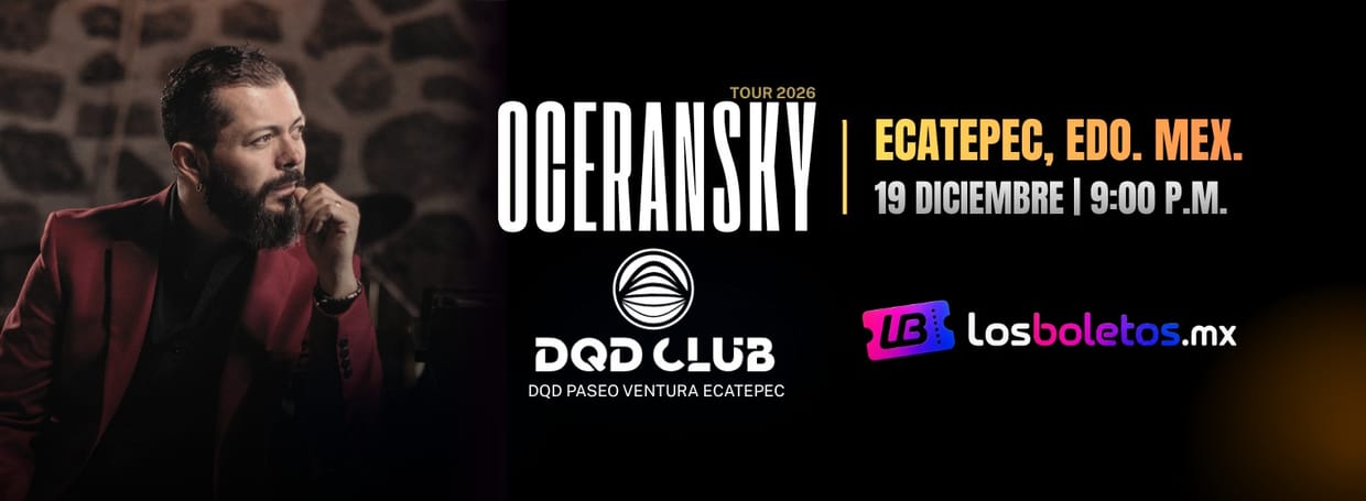 Edgar Oceransky Tour 2026 en Ecatepec