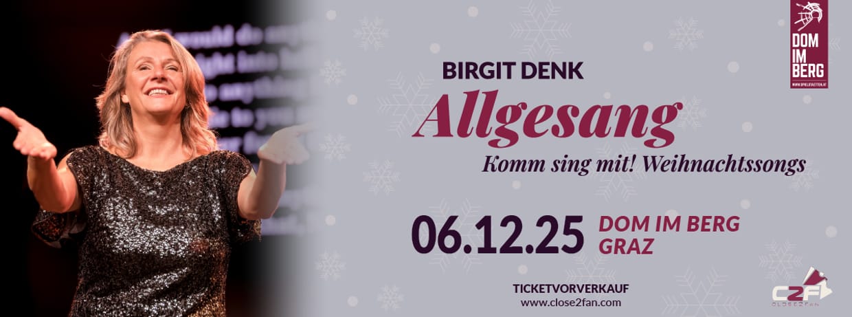 Birgit Denk lädt zum „Allgesang" - WEIHNACHTEN