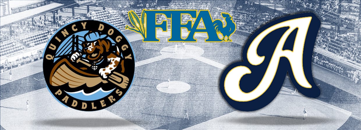Quincy Doggy Paddlers at Lafayette Aviators - FFA Night