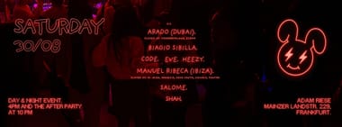 CODE DAY AND NIGHT RAVE SA AUG 30th