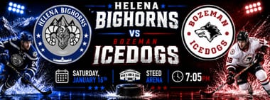 Helena Bighorns vs Bozeman Icedogs
