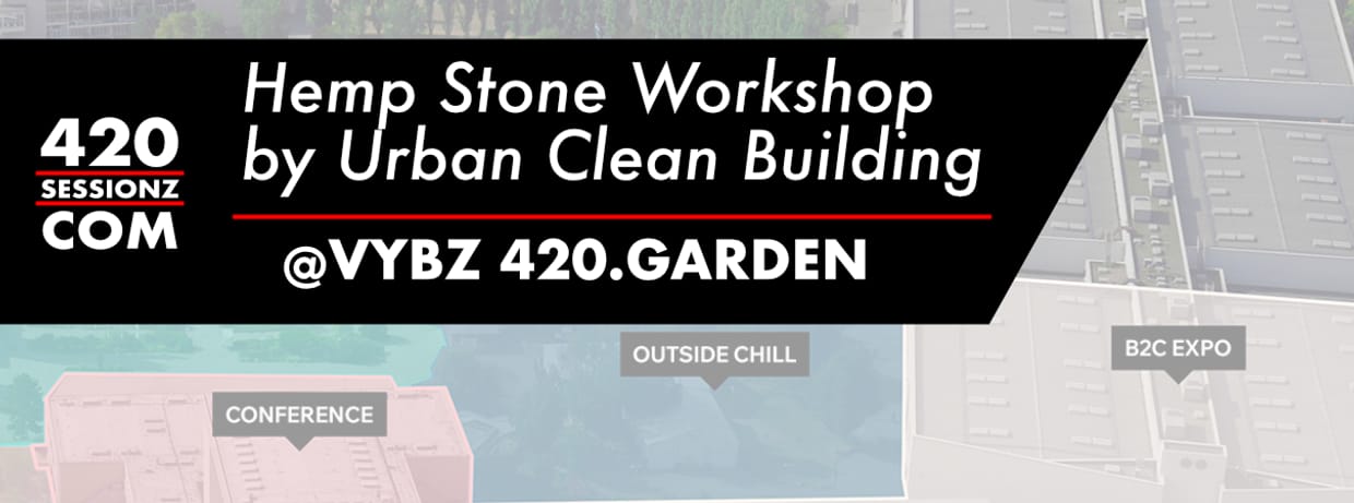 Hemp Stone Workshop by Urban Clean Building @Mary Jane Expo Berlin 2024