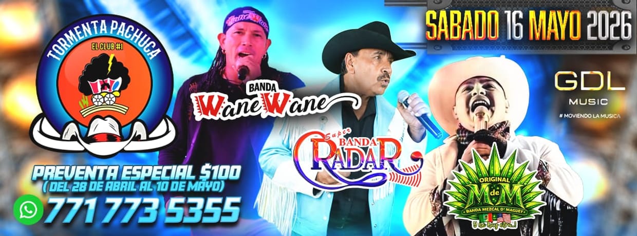 TOUR QUEBRADITAS 90'S 2026-16/05/2026
