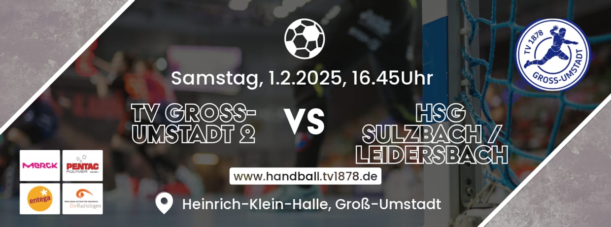 TV Groß-Umstadt 2 vs. HSG Sulzbach/Leidersbach 