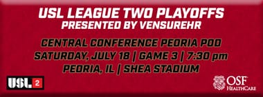 League Two Playoffs | Central Conference Semifinal