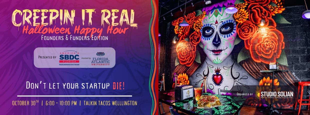 CREEPIN' IT REAL | Halloween Happy Hour for Founders, Funders & Facilitators