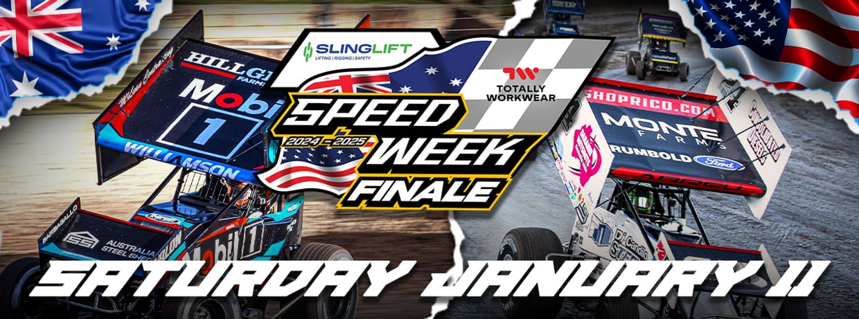 USA V WA Sprintcar Speedweek Grand Final Saturday