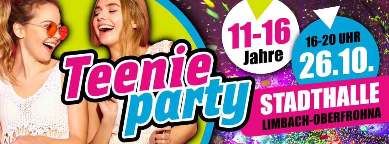 26.10.2024 - TEENIEPARTY Limbach Oberfrohna