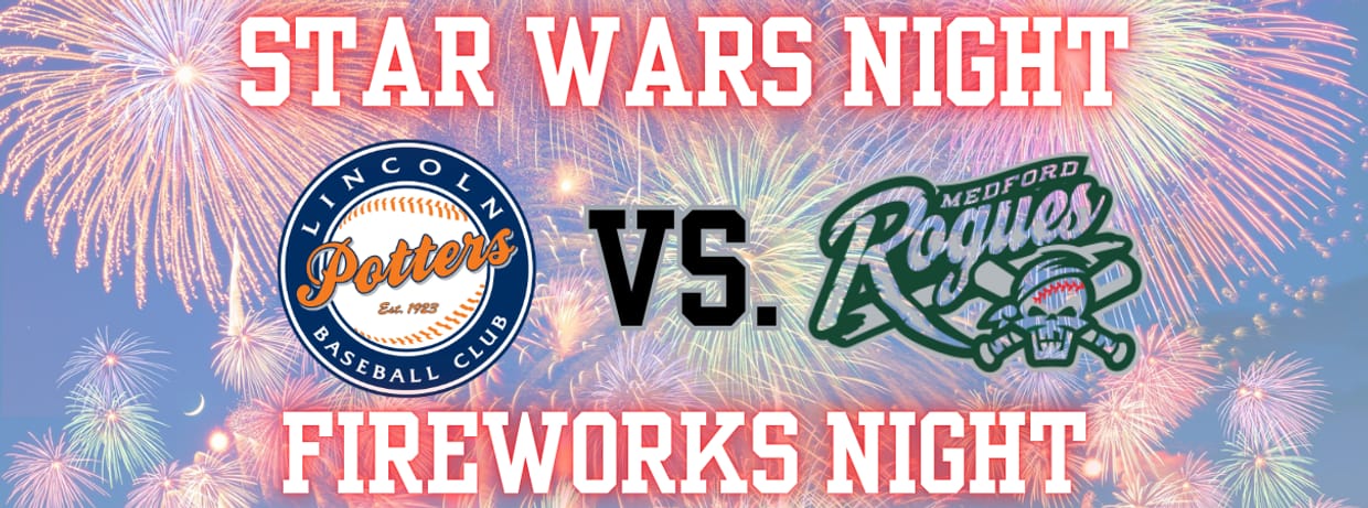 Star Wars Night w/ FIREWORKS vs. Medford Rogues