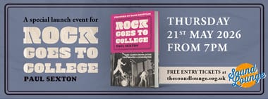 Paul Sexton's 'Rock Goes To College' book launch