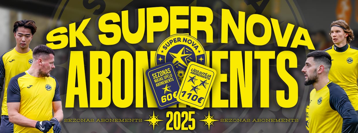 SUPER NOVA 2025. gada jubilejas sezonas abonements
