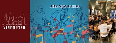 UDSOLGT Juletapas og live musik med Blå Staal Trio