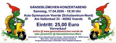 Gänseblümchen-Jubiläumskonzert