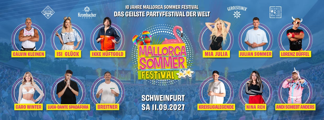 Mallorca Sommer Festival Schweinfurt 2027