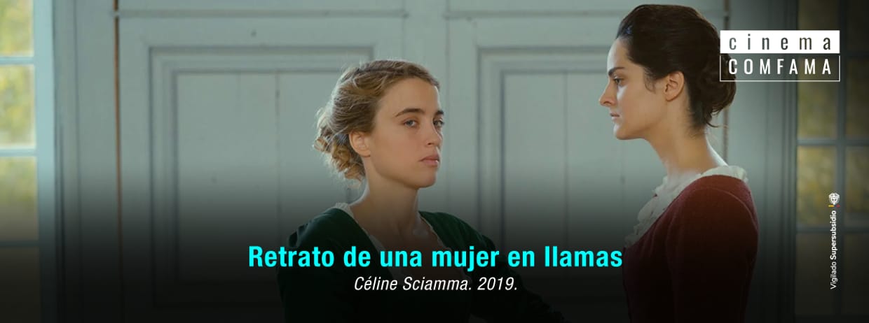 Retrato de una mujer en llamas