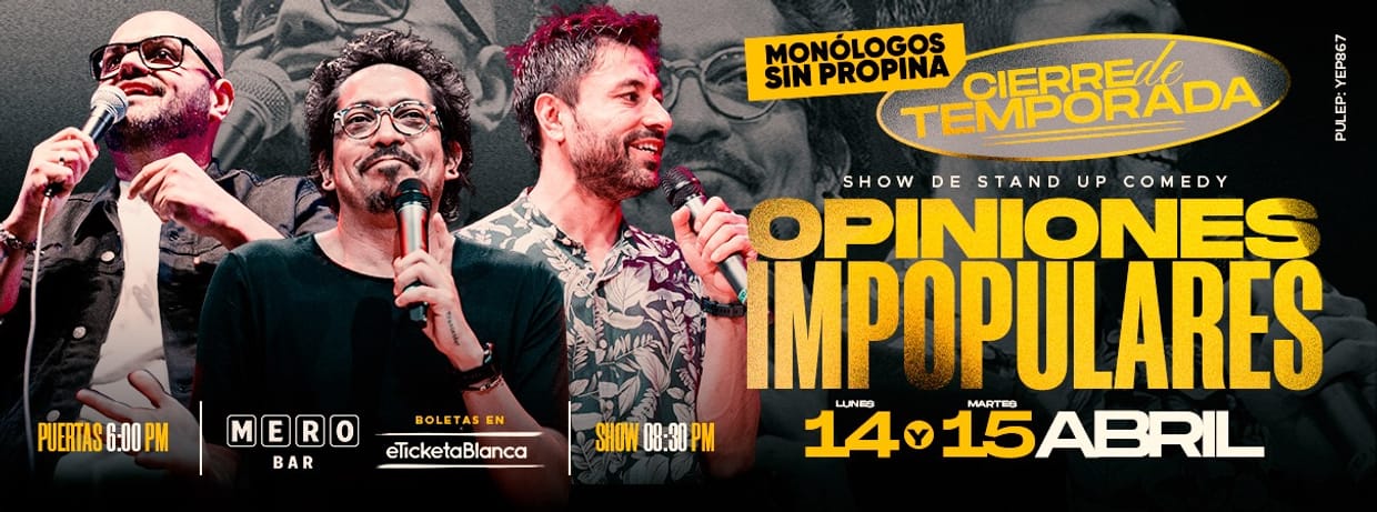 MONOLOGOS SIN PROPINA: OPINIONES IMPOPULARES