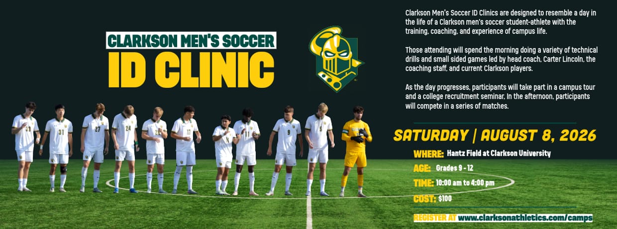 Clarkson Men's Soccer Summer ID Clinic
