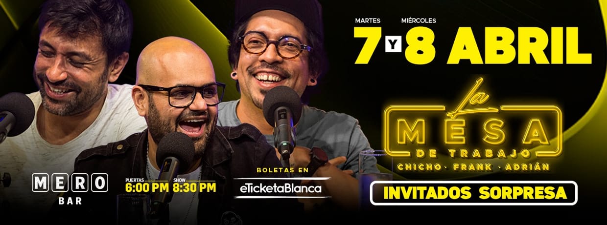 LA MESA DE TRABAJO EN VIVO EN MERO BAR