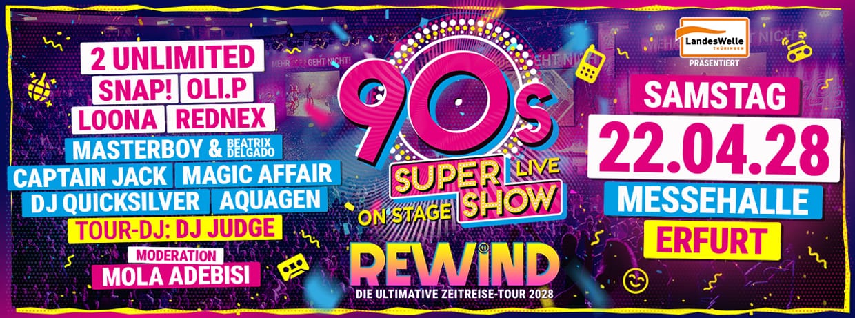 90s Super Show Erfurt 2028
