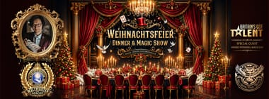 Weihnachtsfeier: Dinner & Magic Show