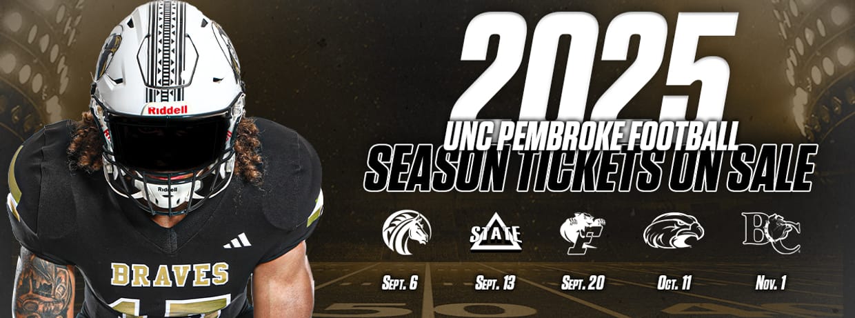 2025 UNCP Braves Football Season Tickets 