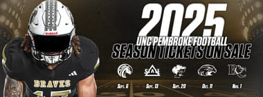 2025 UNCP Braves Football Season Tickets 