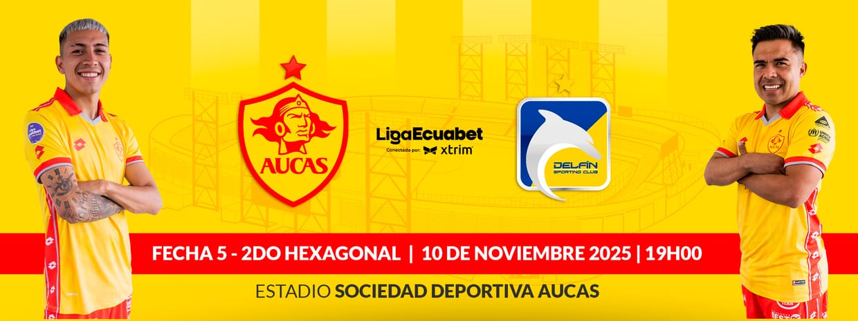 HINCHADA LOCAL SD AUCAS vs DELFÍN (HEXAGONAL FINAL)
