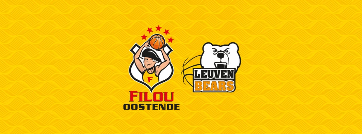 FILOU Oostende vs 1/4e finale Play-offs 1e wedstrijd