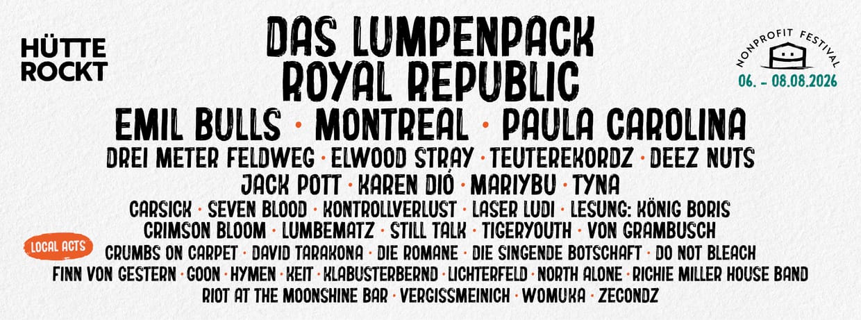 Hütte Rockt Festival 2026