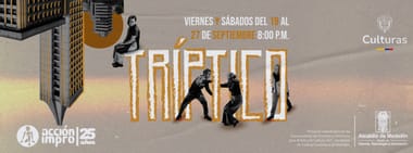 TRÍPTICO - Acción Impro 25 años