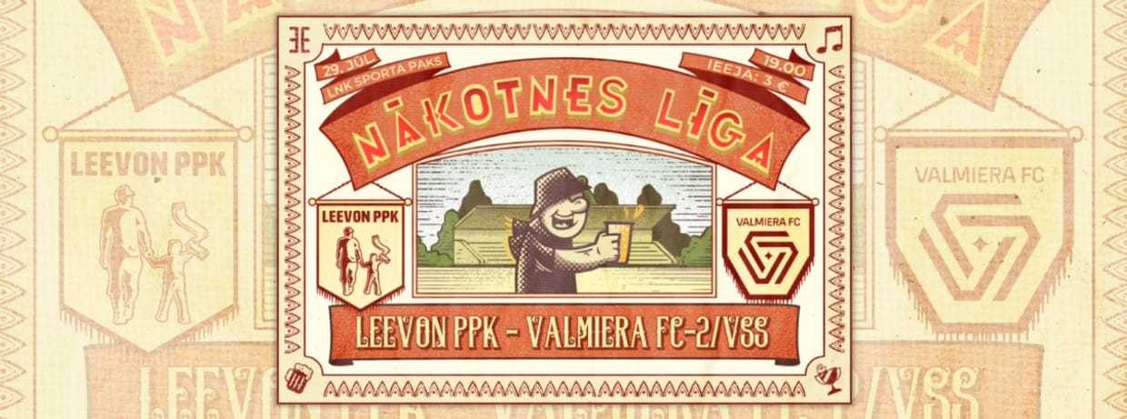 Nākotnes līga: Leevon PPK - Valmiera FC-2/VSS