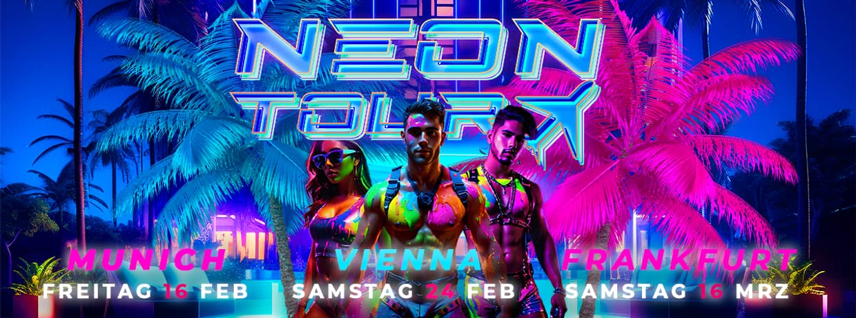 🌴🏳️‍🌈 The Queer Latin Party 🏳️‍🌈🌴: NEON TOUR🎨 (FRANKFURT)✨