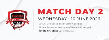 Toyota Cheetahs Match Day 2