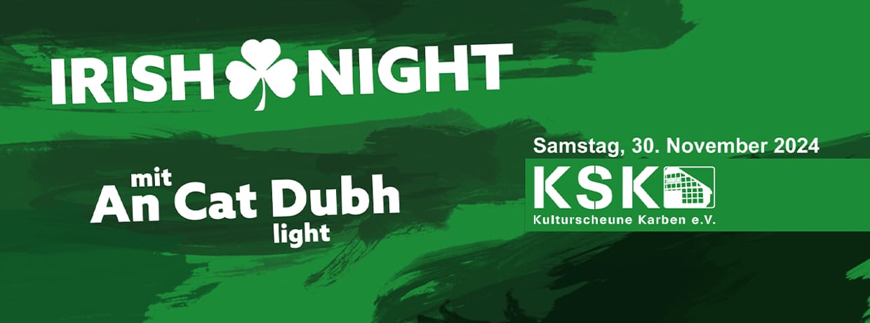 Irish Night in der Kulturscheune Karben