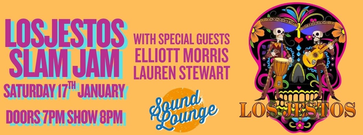 Los Jestos Slam Jam with guests Elliott Morris and Lauren Stewart