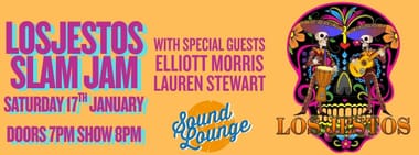 Los Jestos Slam Jam with guests Elliott Morris and Lauren Stewart