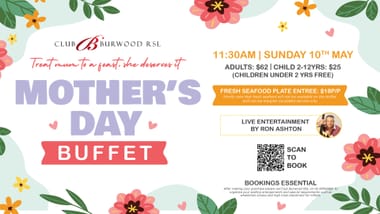 Mother's Day Buffet in The Entertainment Dome