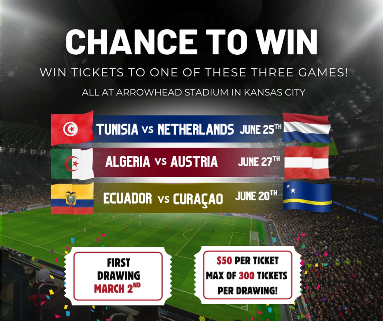 World Cup Ticket Drawing
