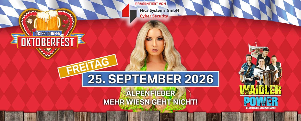 Fr, 25.09. ALPENFIEBER präsentiert von NICA SYSTEMS