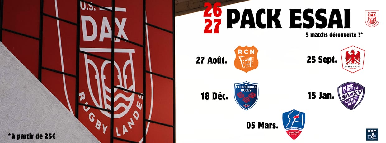 PACK ABONNEMENT ESSAI