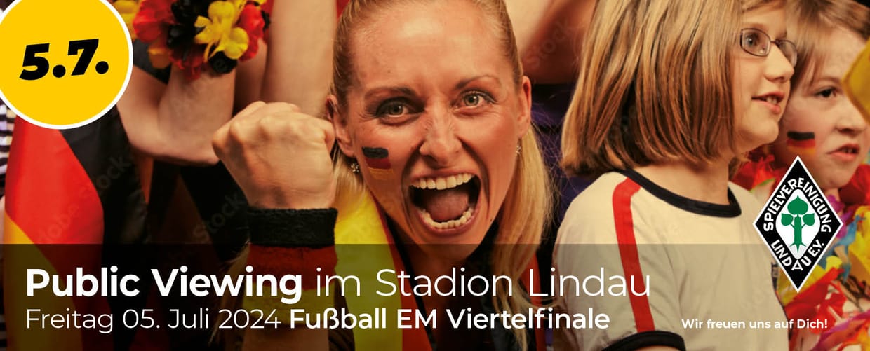 Tischreservierung 05.07.2024 inkl. Getränke + Essen Public Viewing Fußball-EM 2024 - Viertelfinalspiele