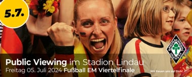 Restkarten an der Abendkasse! Public Viewing Fußball-EM 2024 - Viertelfinalspiele