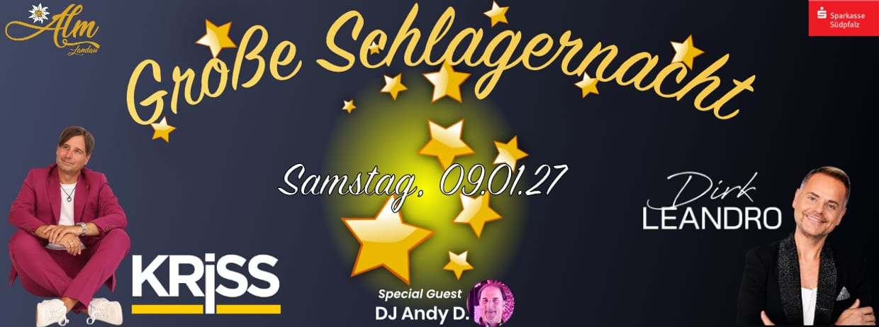 Große Schlagernacht in der Alm