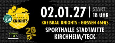 Kreisbau Knights vs. Giessen 46ers